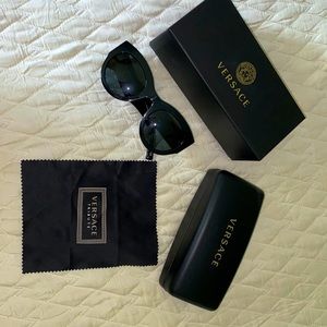 Black Versace Sunglasses NWOT